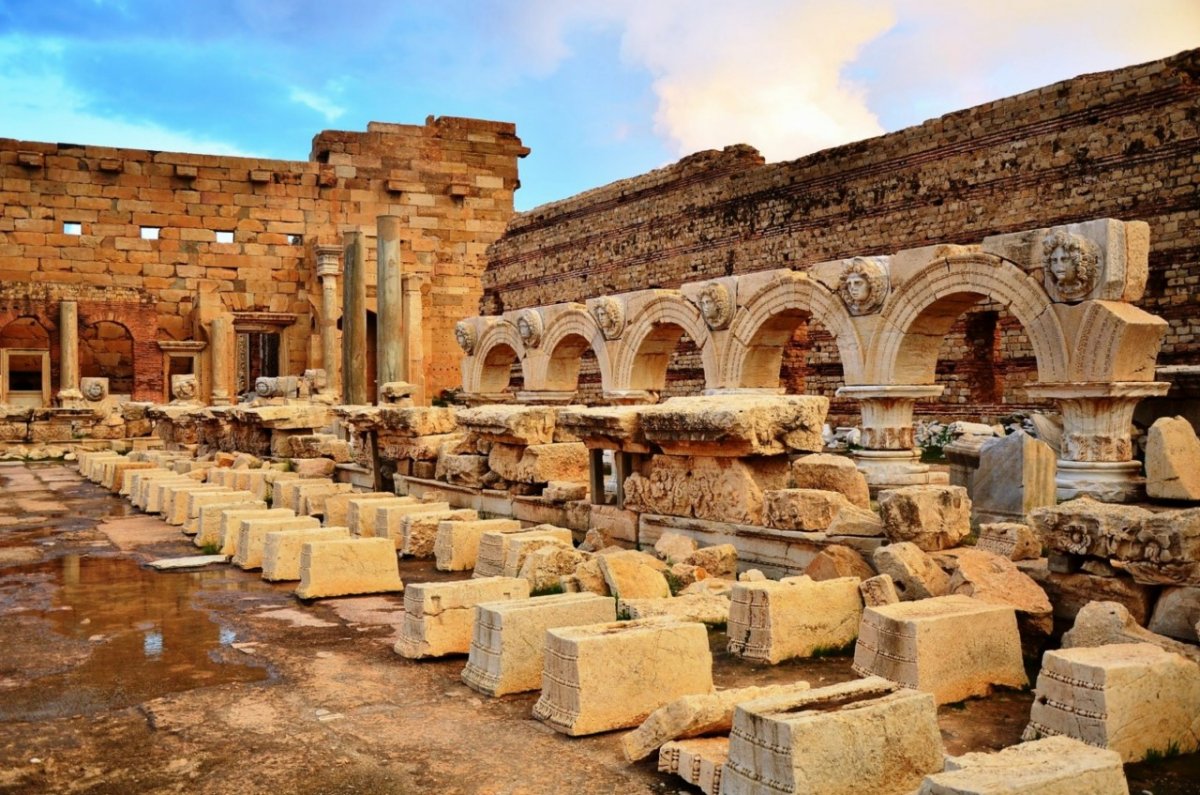 Лептис-Магна Древний город, Ливия (22 фото)