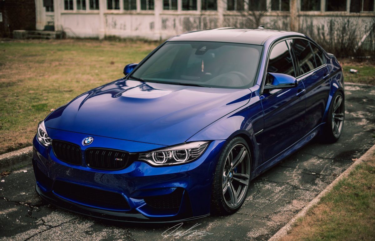 Синий BMW (29 фото)