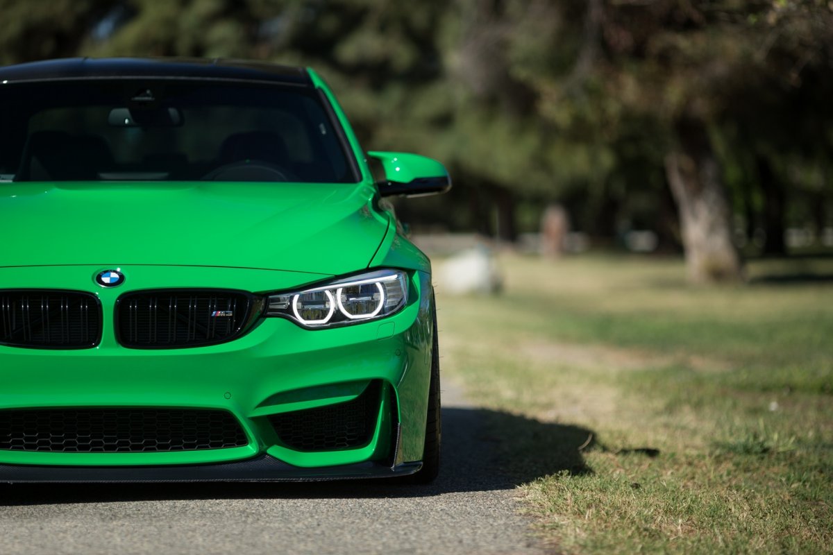 Зелёный BMW (33 фото)
