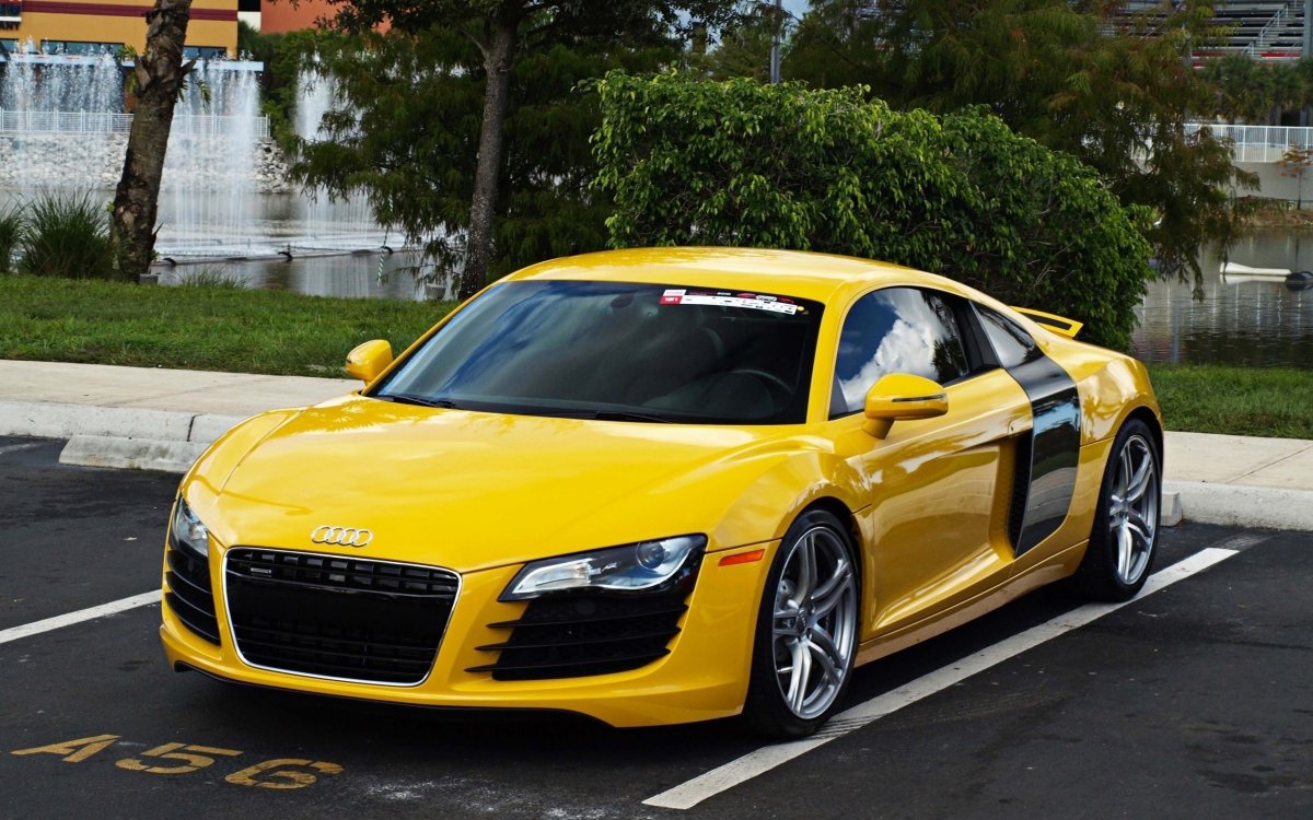 Жёлтая Audi (35 фото)