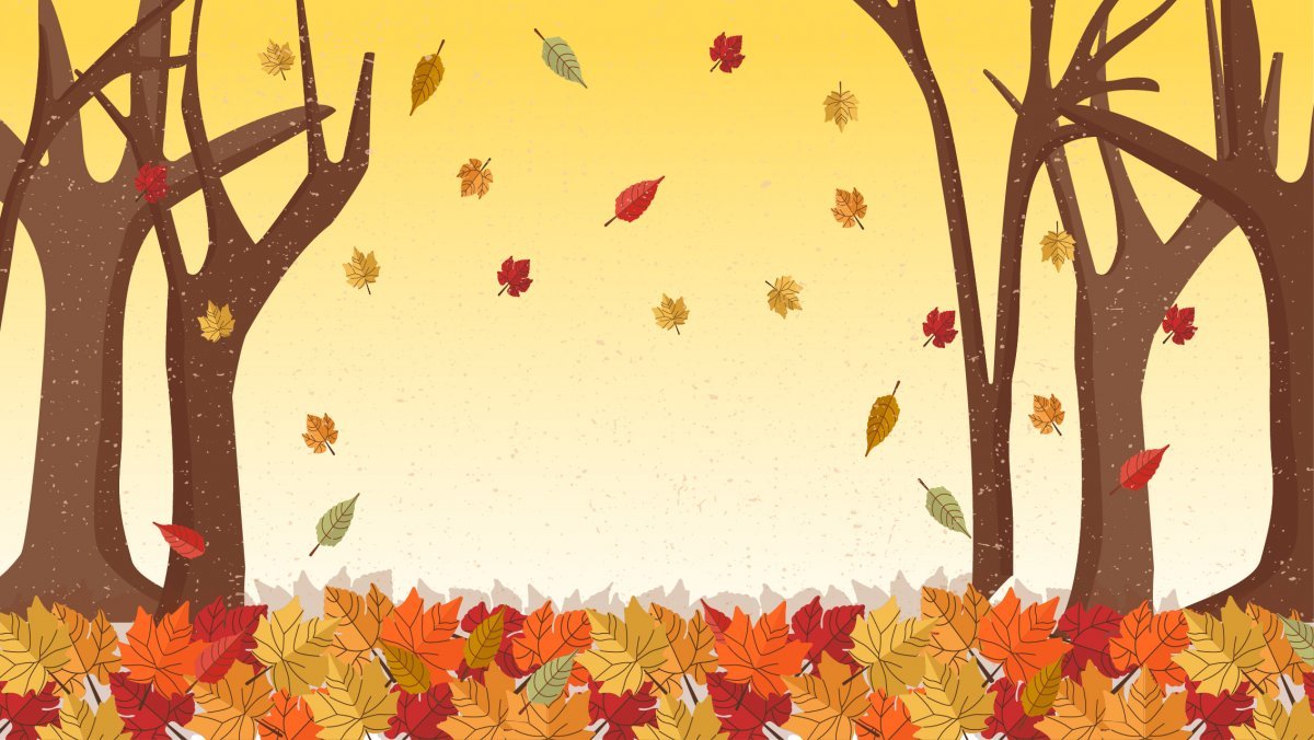 Картинки для детей Осень. Осень картинки. Детская картинка про осень с пожеланием золотой осени.