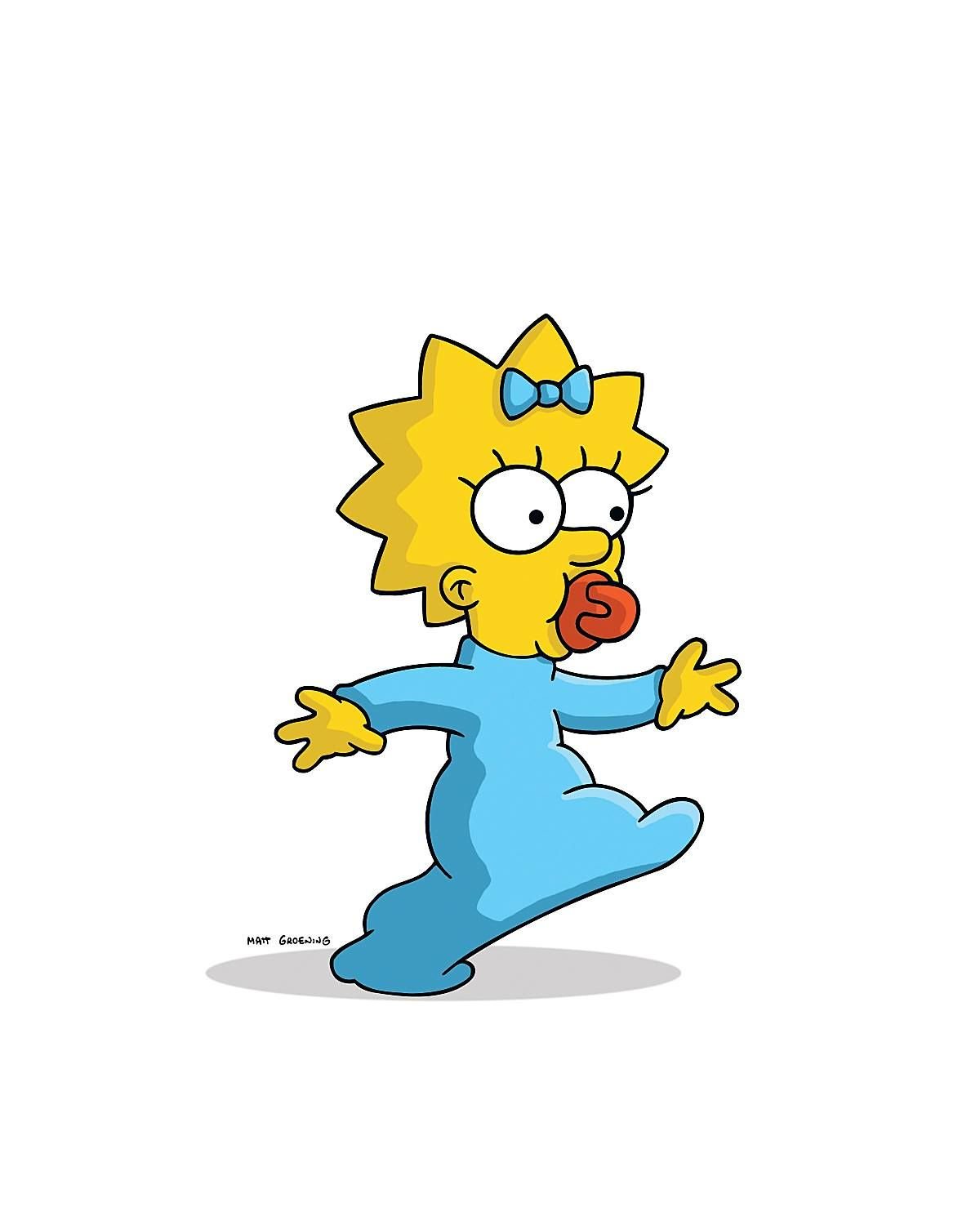 Maggie simpson. Мэгги симпсон. Мэгги симпсон из "Симпсонов". Мэгги симпсон рисунок.