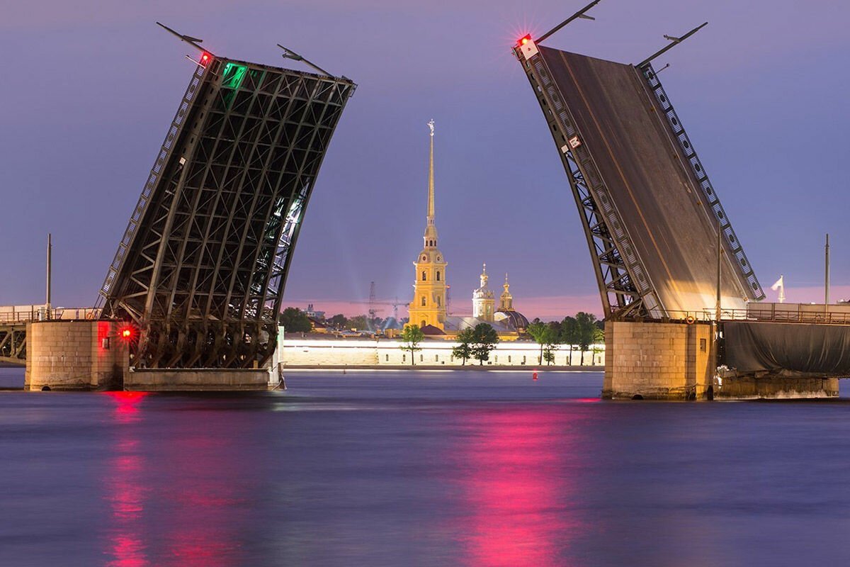 Дворцовый мост Санкт Петербург (65 фото)