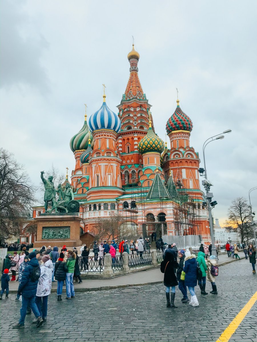 Фото Блогера Возле Храма Василия Блаженного