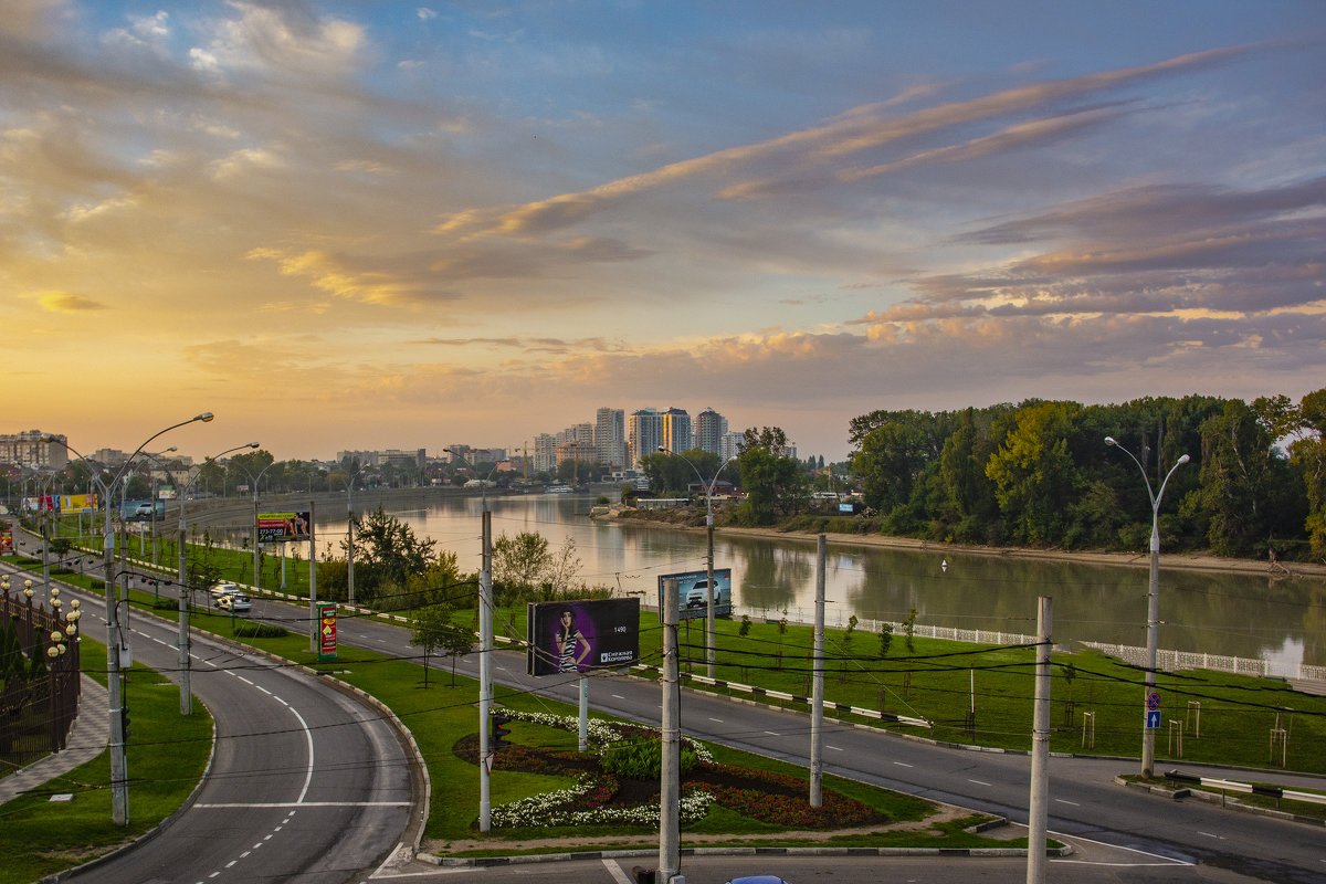 Набережная Краснодара Где Прогуляться Фото