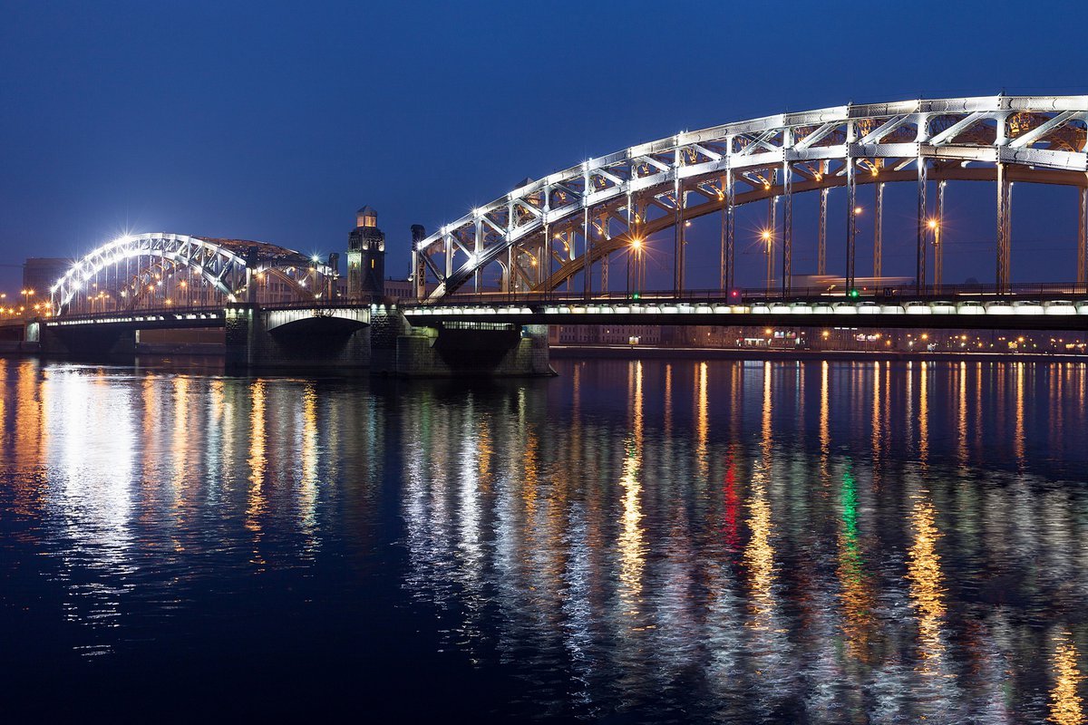 Охтинский мост (60 фото)