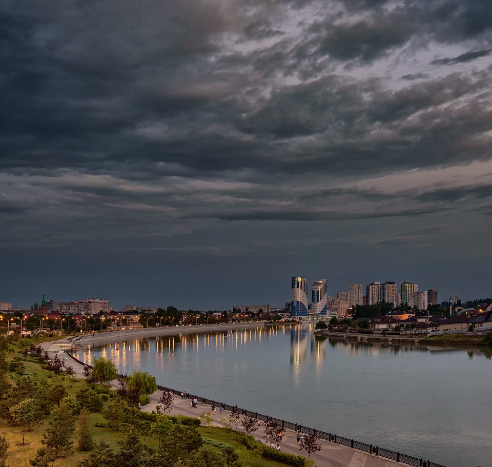 Набережная Краснодара Где Прогуляться Фото