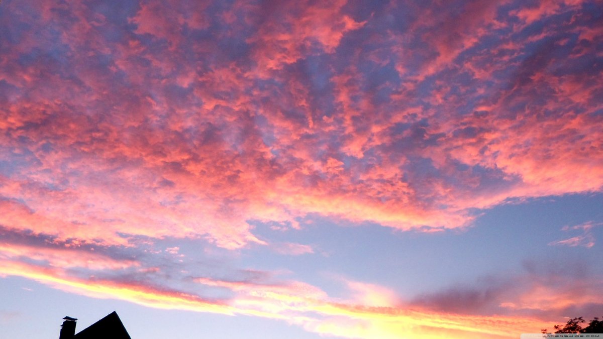Облака закат (60 фото)