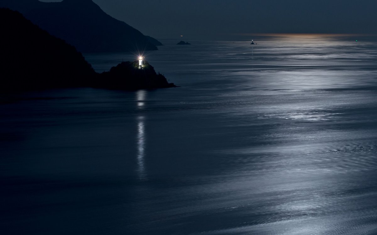 Океан ночью (63 фото)