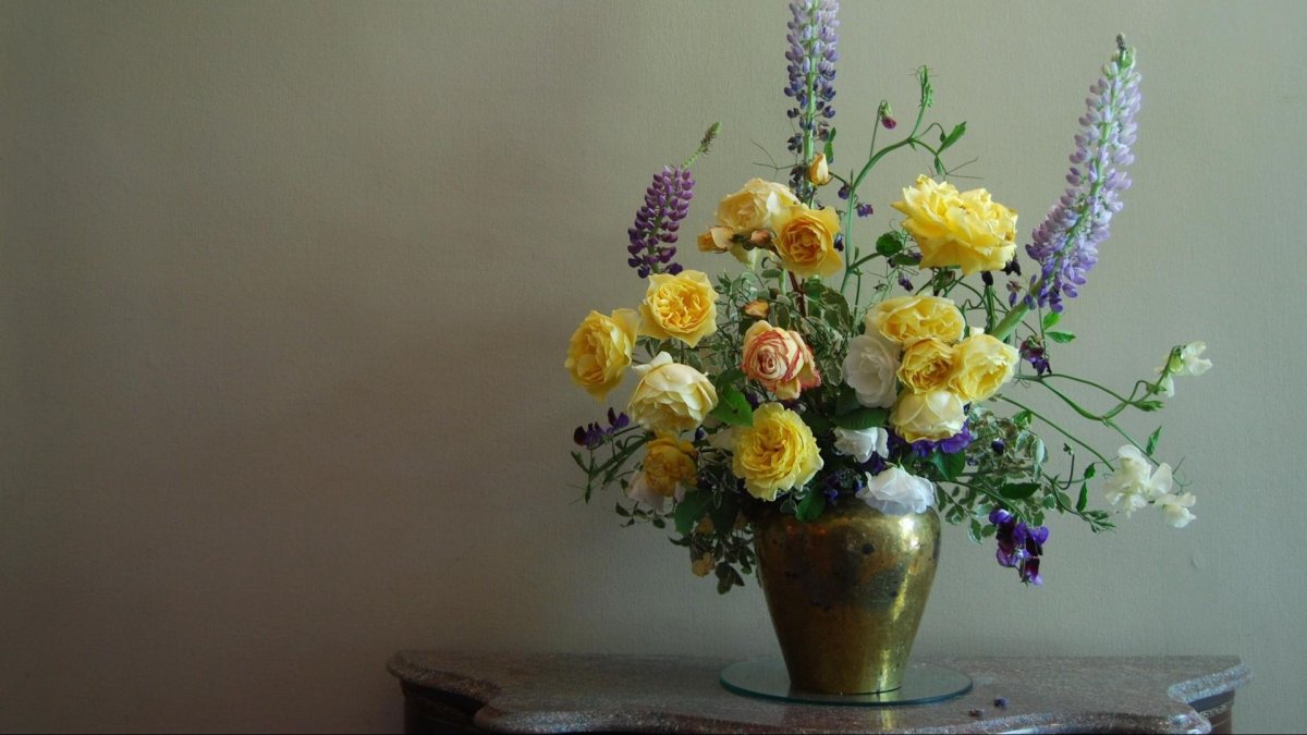 Букет цветов в вазе (55 фото)