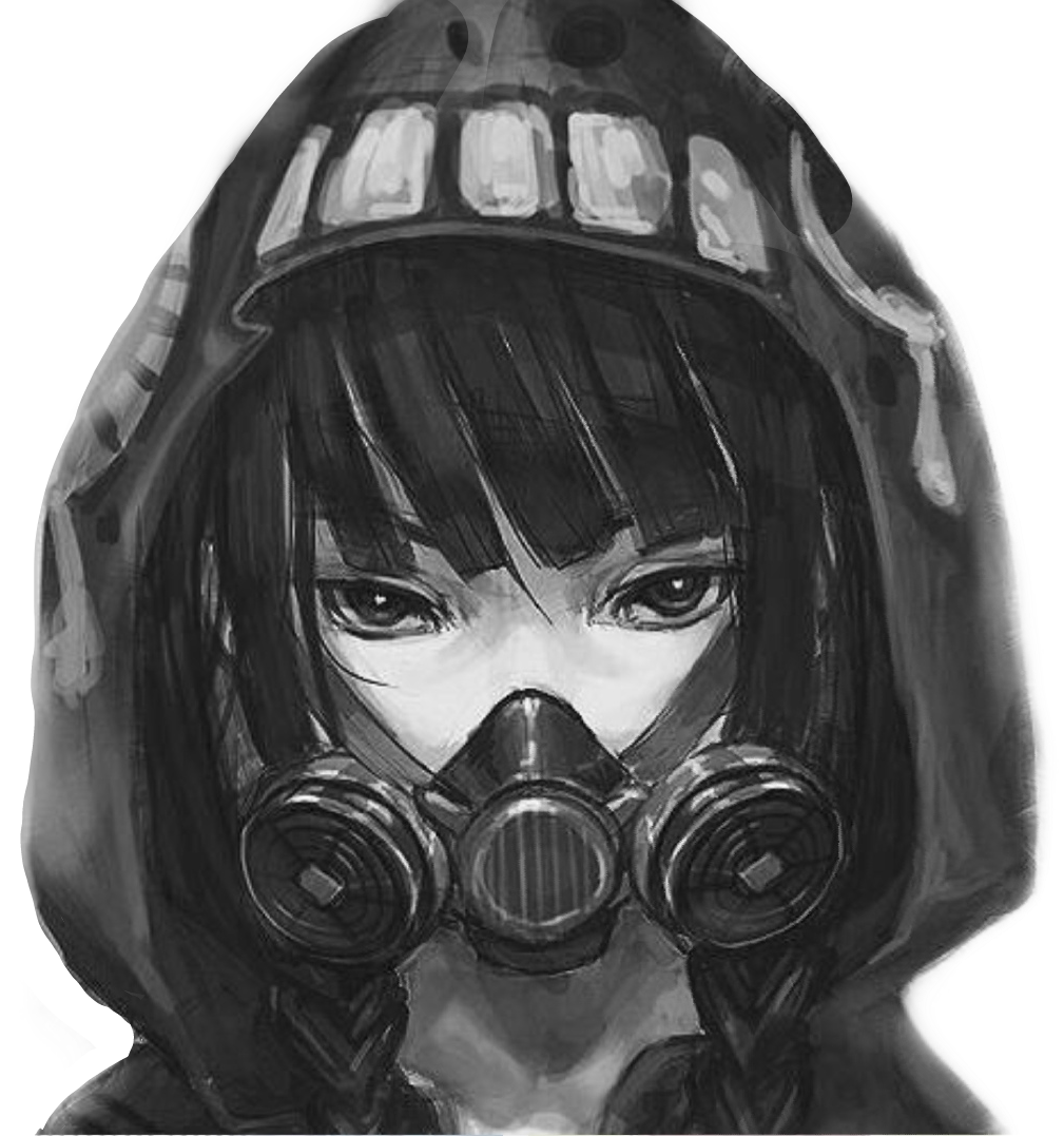 Gasmask girl Art.