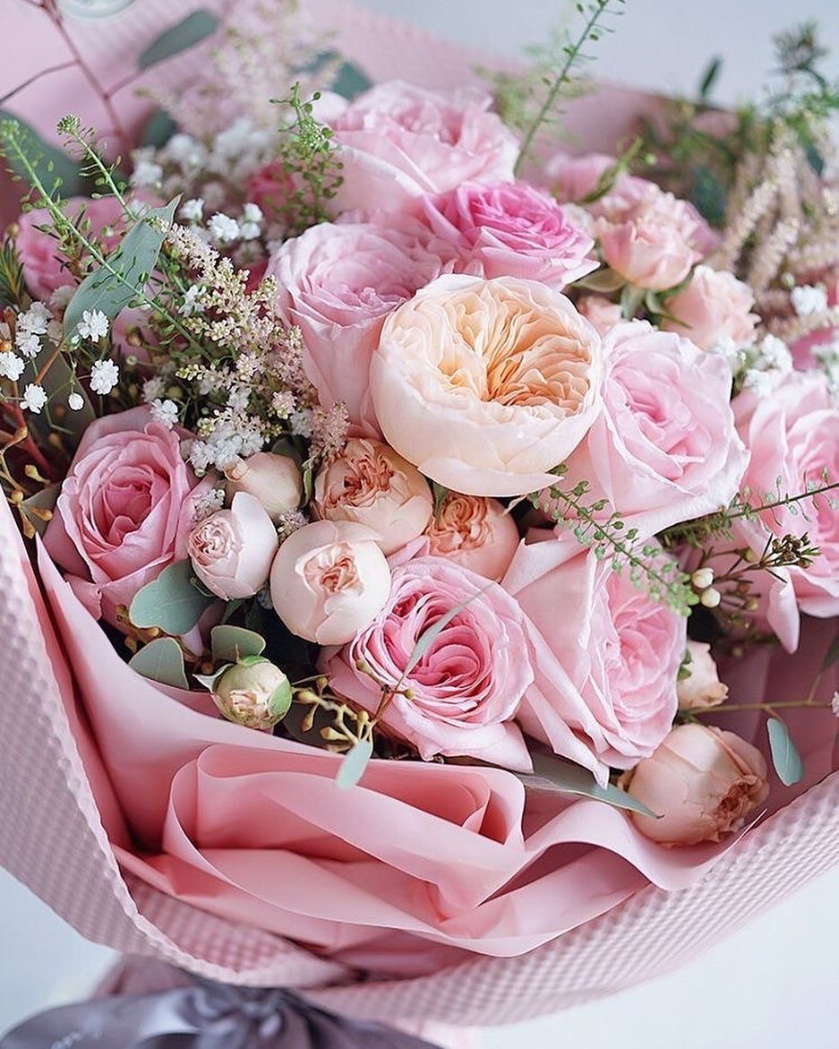 Красивый букет цветов для женщины (84 фото)
