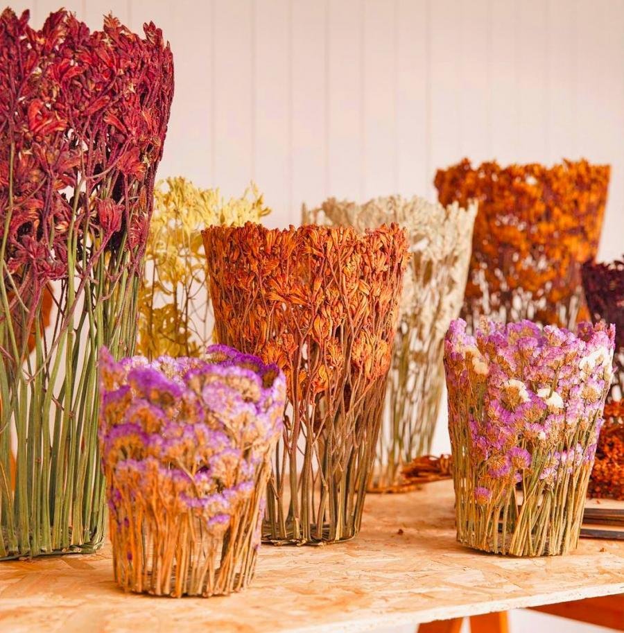Сухие цветы для декора в вазу (77 фото)