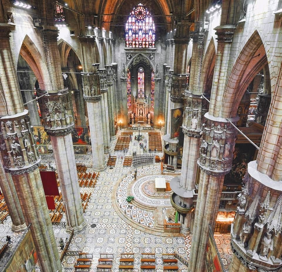 Миланский собор внутри (63 фото)