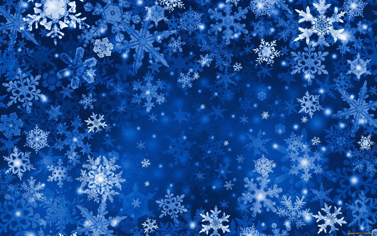 Синий зимний фон (70 фото)
