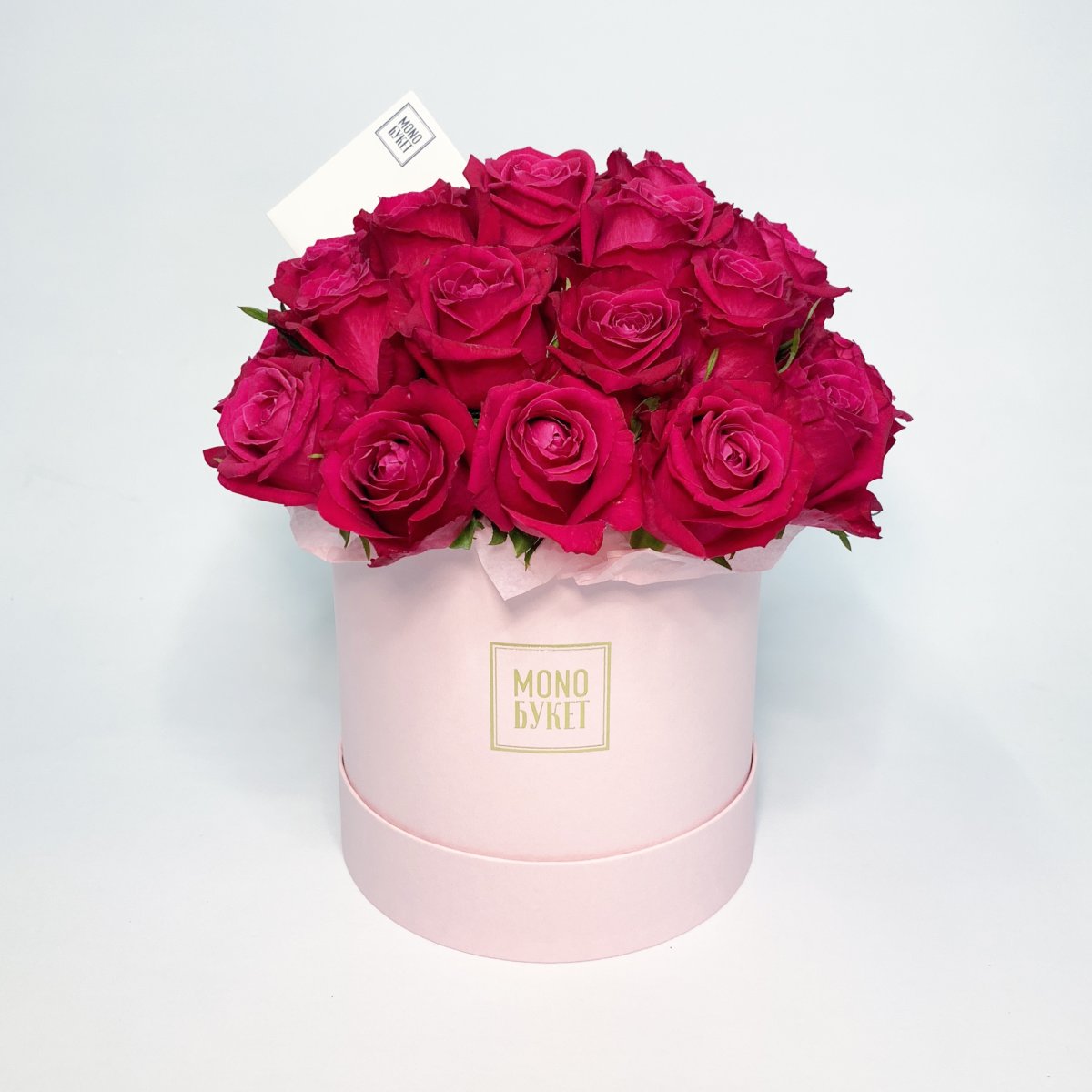 Цветы в розовой коробке (80 фото)
