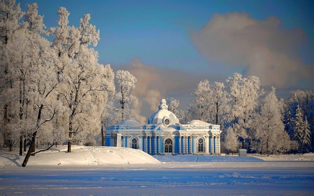 Царское село зимой (66 фото)