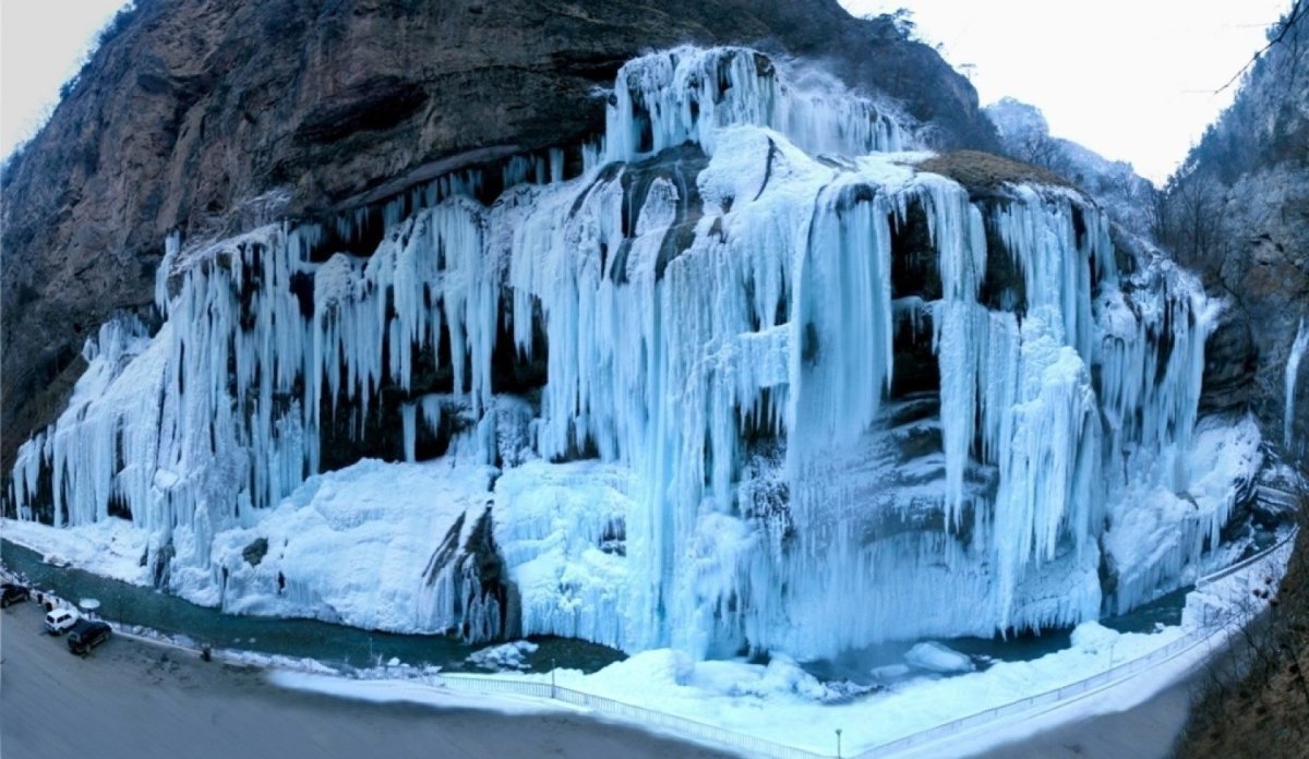 Чегемские водопады зимой (67 фото)