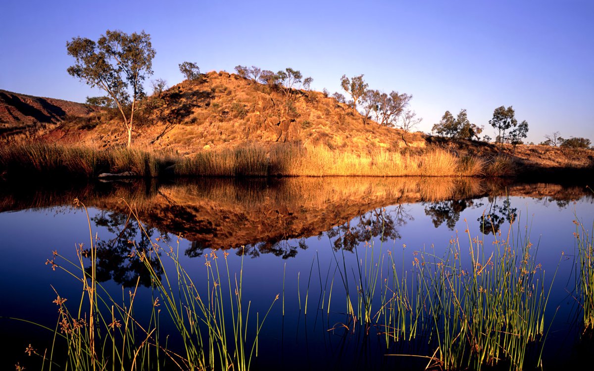 Озеро в австралии (58 фото)