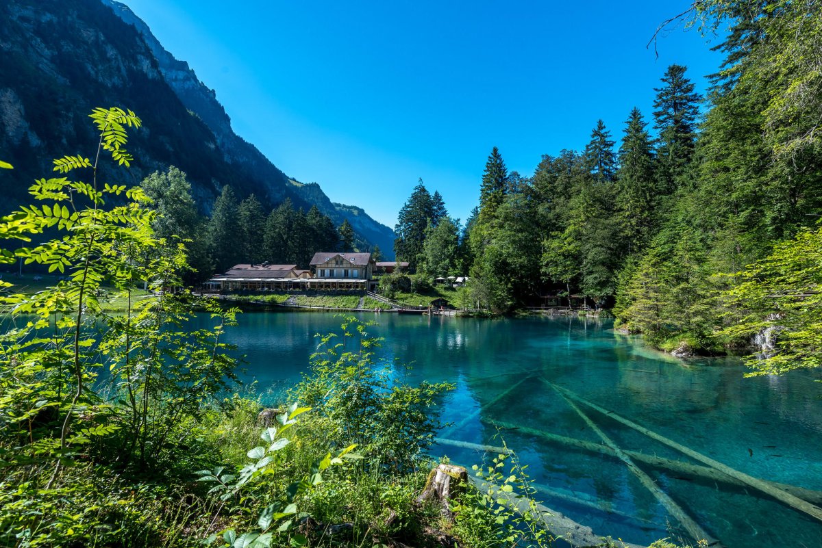 Голубое озеро швейцария (62 фото)