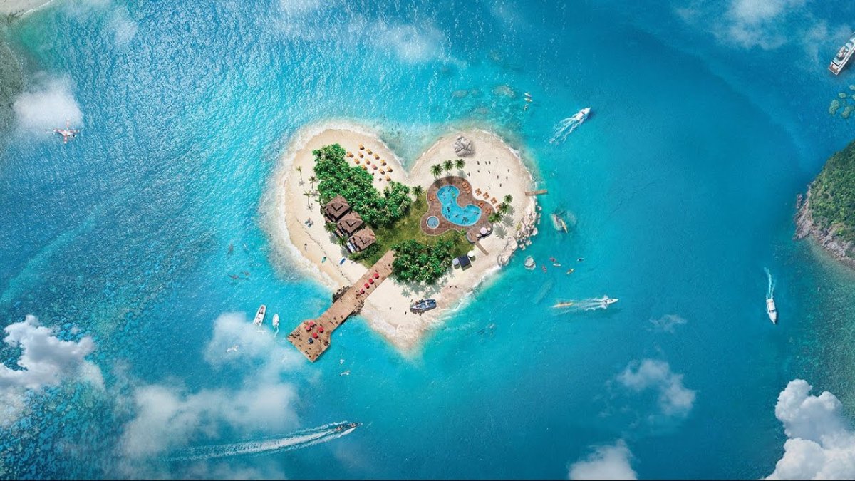 Остров в форме сердца (64 фото)