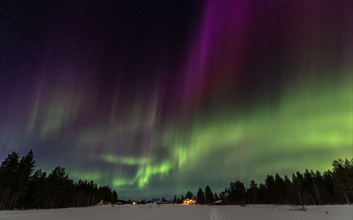 Северное сияние на байкале (76 фото)